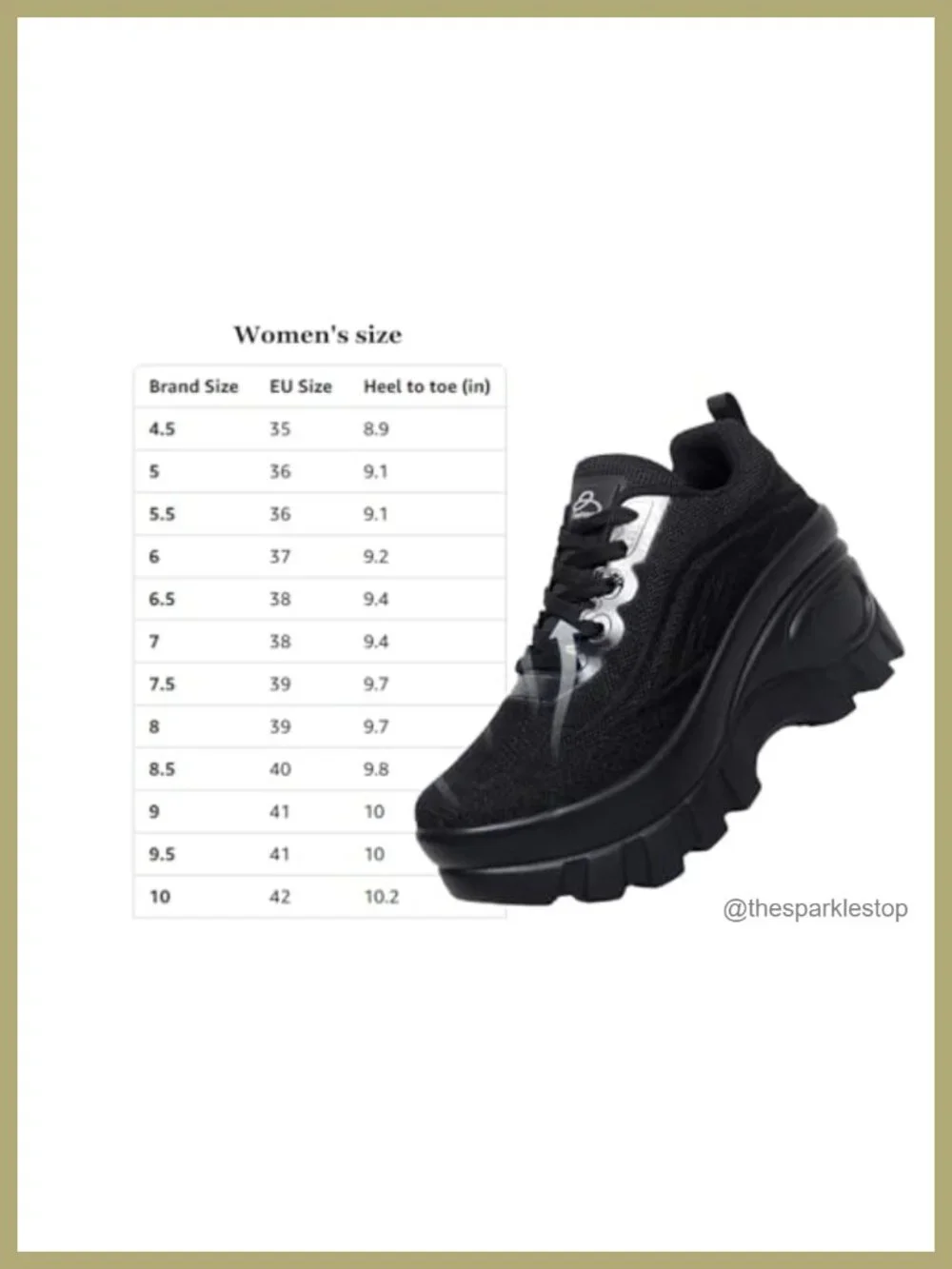 Women's Chunky Platform Knitted Lace-Up Walking Sneakers Orthopedic Non-Slip